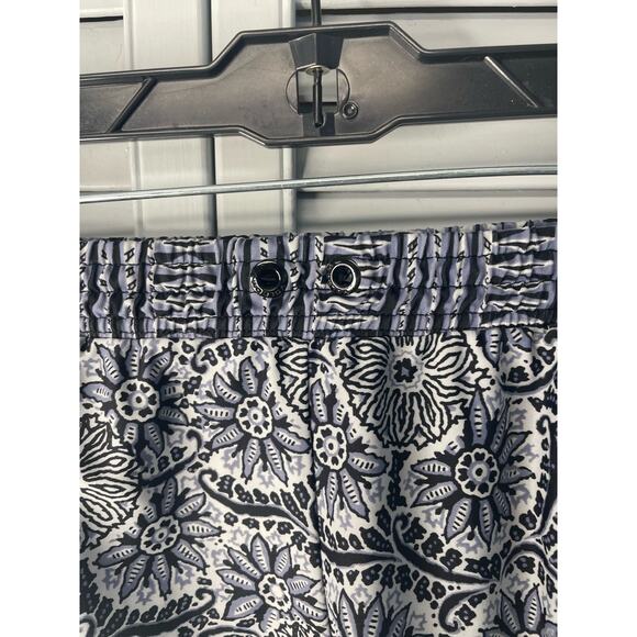 Volcom blue/gray black pull on stretch unlined athletic shorts women's medium - Picture 2 of 4